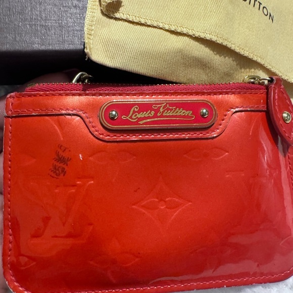 Louis Vuitton Orange Vernis Key Pouch - Picture 2 of 8
